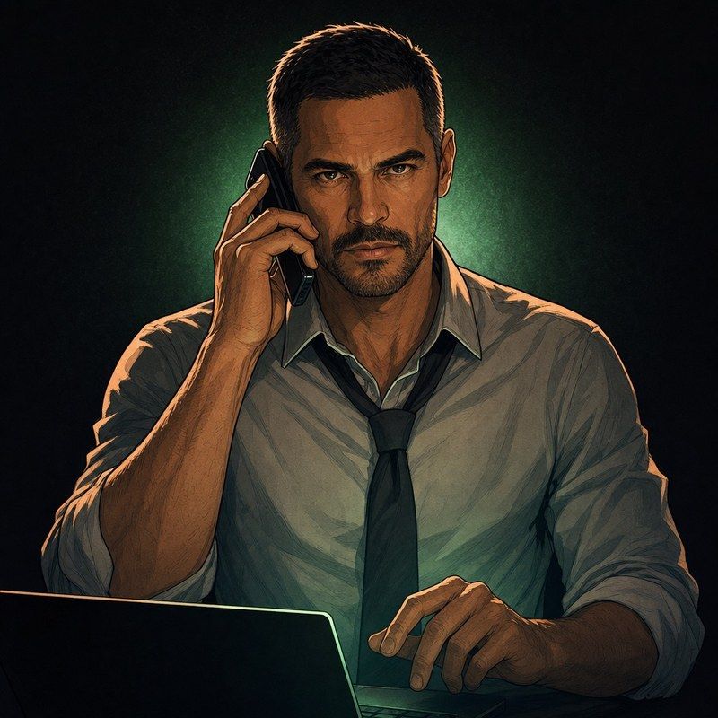 Jonas, illustrated portrait